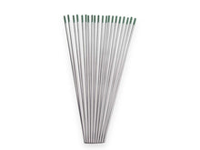 Electrode tungstène WP verte 6,4 × 175 mm -[le lot de 5 pièces]
