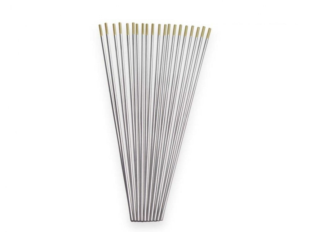 Electrode tungstène Wla15 dorée 2,4 × 175 mm -[le lot de 10 pièces]