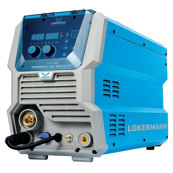 Poste à Souder MIG/MAG Grand MIG 201 PULSE PFC LOKERMANN - 200A - 230V Monophasé, Double Pulsé Technologie PFC