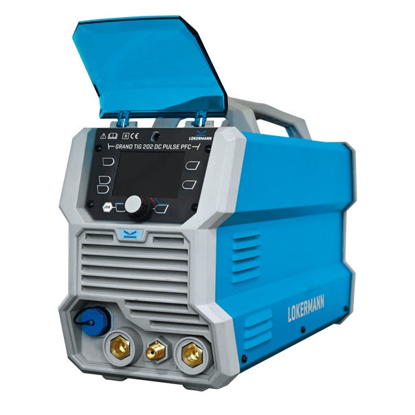 Poste à Souder TIG Grand TIG 202 DC PULSE PFC LOKERMANN - 200A - 230V Monophasé, TIG DC Pulsé Technologie PFC