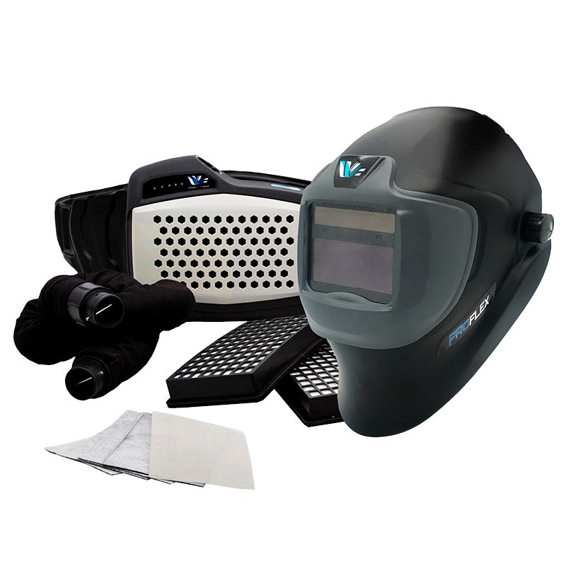 Masque de soudure Electrooptique PROFLEX290 - système de ventilation assisté PROFLOW- 2 capteurs, teinte 9/13, 110 x 90 mm, garantie 2 ans - [la pièce]
