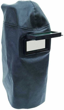 Masque portefeuille en cuir croute avec filtre verre minéral teinte 11 relevable - dim 108 x 51 mm - [la pièce]