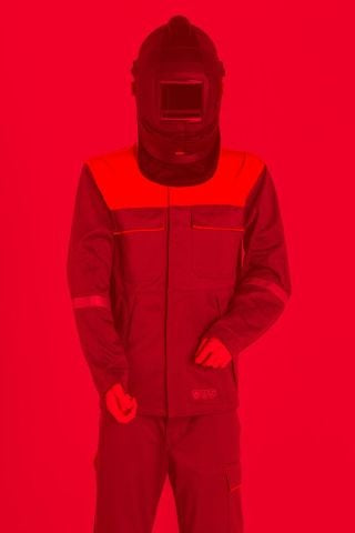 Plaque rigide IMPACT rouge/Orange [le m²]