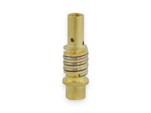 Porte tube contact avec ressort pour torche MIG/MAG 15 - M6x25 mm - [le lot de 10 pièces]
