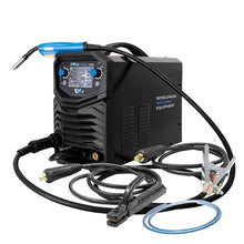 Poste à souder PROMIG 255 - MIG/MAG, TIG lift, MMA - 200A à 40 % - 230V monophasé avec Kit Pince de masse 3m et torche MIG 3m - [la pièce]
