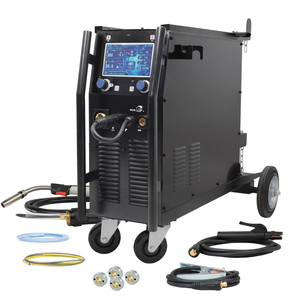 Poste à souder PROPULSE 365 DP compact refroidi eau - MIG/MAG, TIG lift, MMA - 300A à 60 % avec torche MIG MB36 3m, Kit Pince de masse - alimentation 380V triphasé - [la pièce]