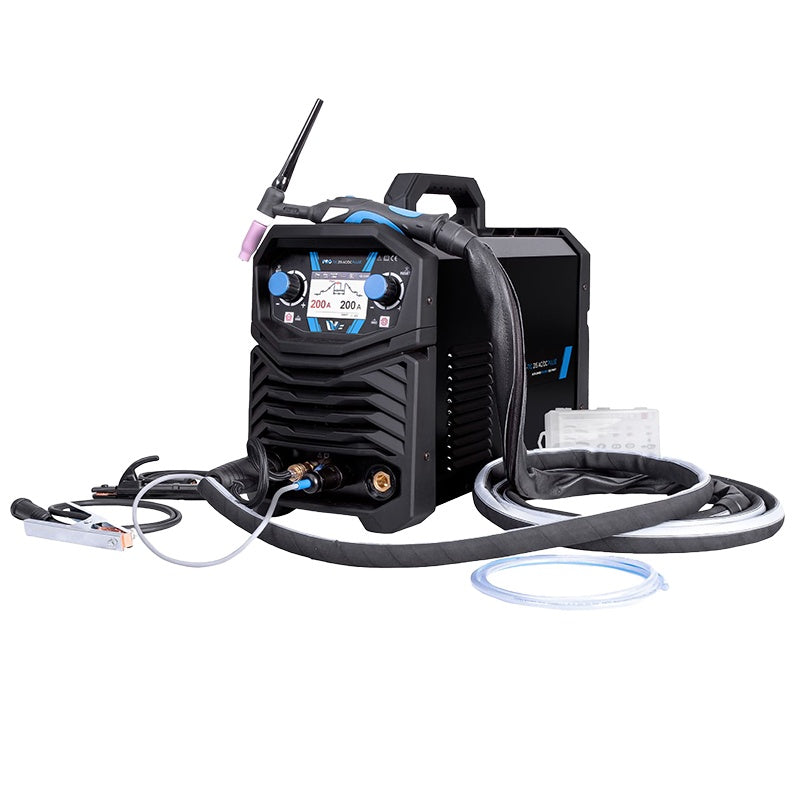 Poste à souder PROTIG 215 AC/DC - TIG pulsé AC/DC, MMA 200A à 35 % avec torche TIG 4m, Kit Pince de masse et coffret d’accessoires - alimentation 230V monophasé - [la pièce]